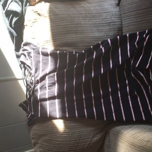 Striped criss cross dress